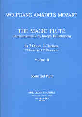 Mozart Magic Flute Vol 2 Wind Ensemble Sheet Music Songbook