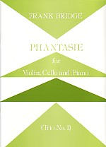 Bridge Piano Trio No 1 (phantasie In Cminor) Sheet Music Songbook
