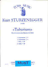 Sturzenegger Tubarium 2 Euphs 2 Tbas Sheet Music Songbook