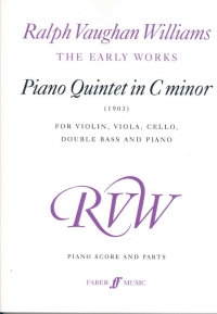 Vaughan Williams Piano Quintet C Minor Sc/parts Sheet Music Songbook