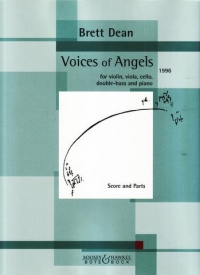 Dean Voices Of Angels Piano Quintet Vn,va,vc,db,pf Sheet Music Songbook