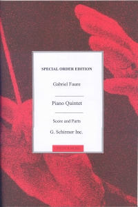 Faure Piano Quintet Dmin Op89 (score&parts) Sheet Music Songbook