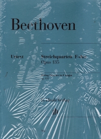 Beethoven String Quartet Op135 Fmaj Parts Sheet Music Songbook