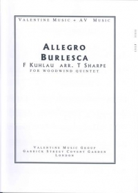 Kuhlau Allegro Burlesca Arr Sharpe Wind Quintet Sheet Music Songbook
