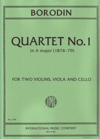 Borodin String Quartet No 1 Amaj Set Of Parts Sheet Music Songbook