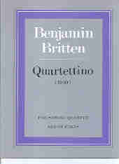 Britten Quartettino (1930) For Str Quartet Set Sheet Music Songbook