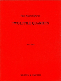 Maxwell Davies Little Quartets Set Of Parts Sheet Music Songbook
