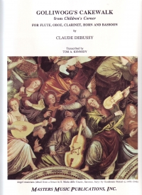 Debussy Golliwogs Cakewalk Wind Quintet Sheet Music Songbook