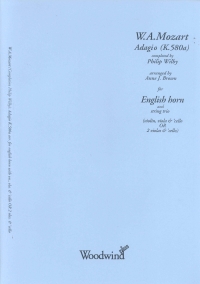 Mozart Adagio K580a Arr Eng Horn & Stg Trio Sheet Music Songbook