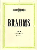 Brahms Clarinet Trio Amin Op114 Cla/vln/vla Vcpf Sheet Music Songbook