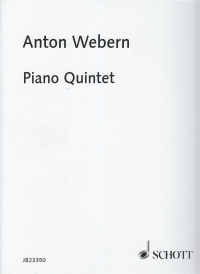 Webern Piano Quintet (1907) Score & Pts Sheet Music Songbook