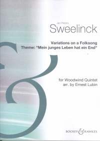 Sweelinck Variations On A Folksong Wind Quintet Sheet Music Songbook