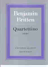 Britten Rhapsody (1929) String Quartet Parts Sheet Music Songbook