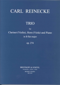 Reinecke Trio Op274 Bb Vla/hn Cl Pf Sheet Music Songbook