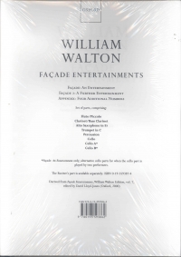 Walton Facade Entertainment Set Of Parts 1&2 Sheet Music Songbook