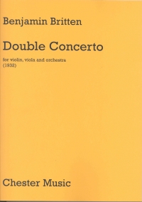 Britten Double Concerto For Violin Viola & Piano Sheet Music Songbook