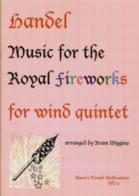 Handel Music For The Royal Fireworks Wind Quintet Sheet Music Songbook