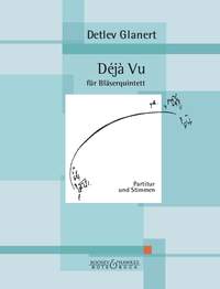 Glanert Deja Vu Wind Quintet No 2 Score/parts Sheet Music Songbook