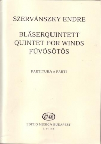 Szervanszky Wind Quintet No. 1 Set Sheet Music Songbook