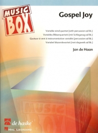 Gospel Joy De Haan Wind Quartet Music Box Sheet Music Songbook