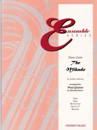 Sullivan Tunes For The Mikado Wind Quintet Sheet Music Songbook