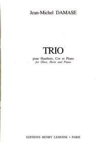 Damase Trio Oboe/horn/piano Score & Parts Sheet Music Songbook