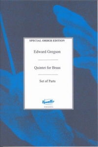 Gregson Quintet For Brass Set Of Parts Sheet Music Songbook
