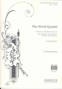 Winters Wind Quartet Clarinet 3 Part Sheet Music Songbook