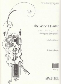 Winters Wind Quartet Bassoon 4 Part Sheet Music Songbook