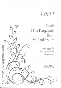 Holst Finale The Dargason St Pauls Suite Quintet Sheet Music Songbook