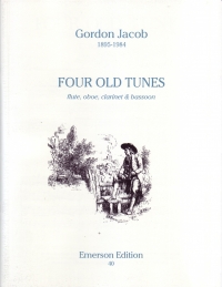 Jacob 4 Old Tunes Wind Quartet Sheet Music Songbook