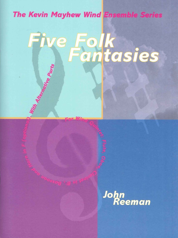 Five Folk Fantasies Reeman Wind Ensemble Sc/pts Sheet Music Songbook
