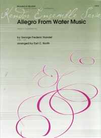 Handel Allegro From Water Music Woodwind Quartet Sheet Music Songbook