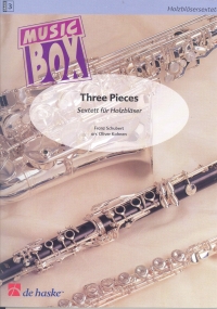 Three Pieces Schubert Woodwind Sextet Arr Kohnen Sheet Music Songbook