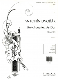 Dvorak String Quartet 14 Op. 105 Set Of Parts Sheet Music Songbook