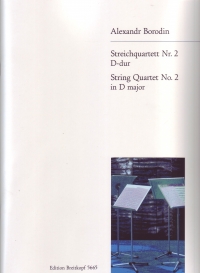 Borodin String Quartet No. 2 In D Major Parts Sheet Music Songbook