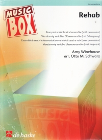 Amy Winehouse Rehab Music Box Series Wind Quartet Sheet Music Songbook