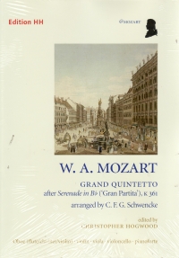 Mozart Grand Quintetto K 361 Score & Parts Sheet Music Songbook
