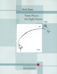 Dean Three Pieces For 8 Horns Score Sheet Music Songbook