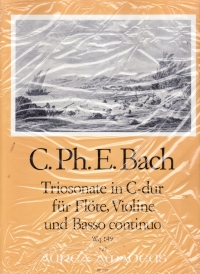 Bach Cpe Trio Sonata C Major Wq 149 Fl/vln/bc Sheet Music Songbook