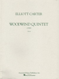 Carter Woodwind Quintet Score Sheet Music Songbook