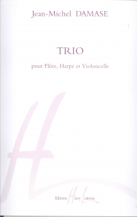 Damase Trio Op.1 Flute, Harp & Cello Score & Parts Sheet Music Songbook