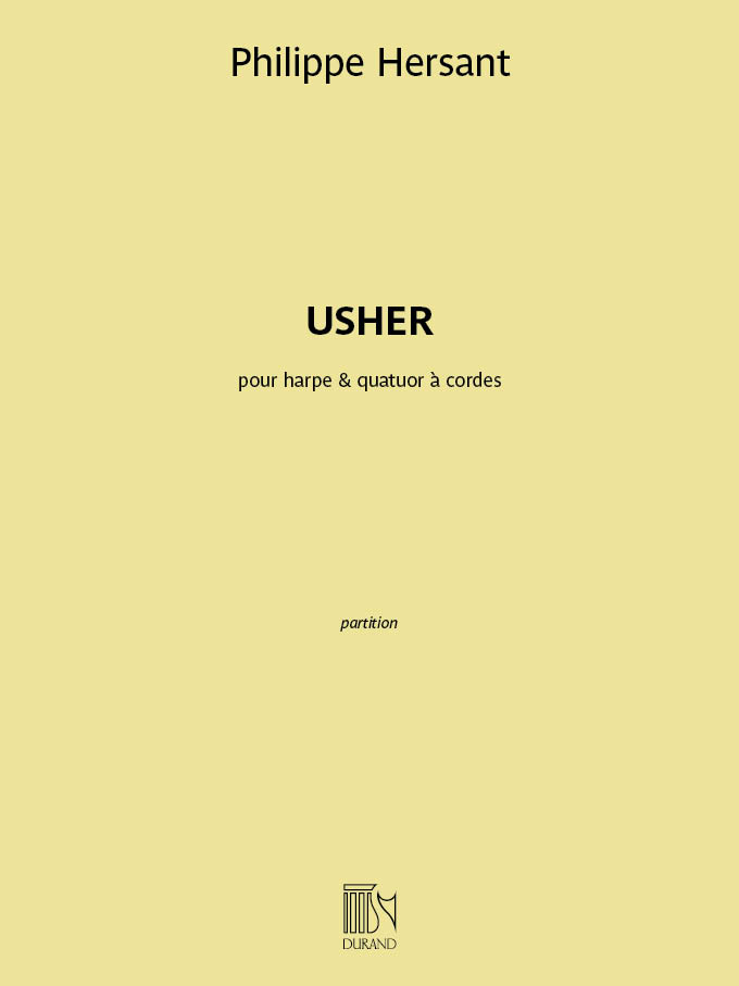 Hersant Usher Score Sheet Music Songbook