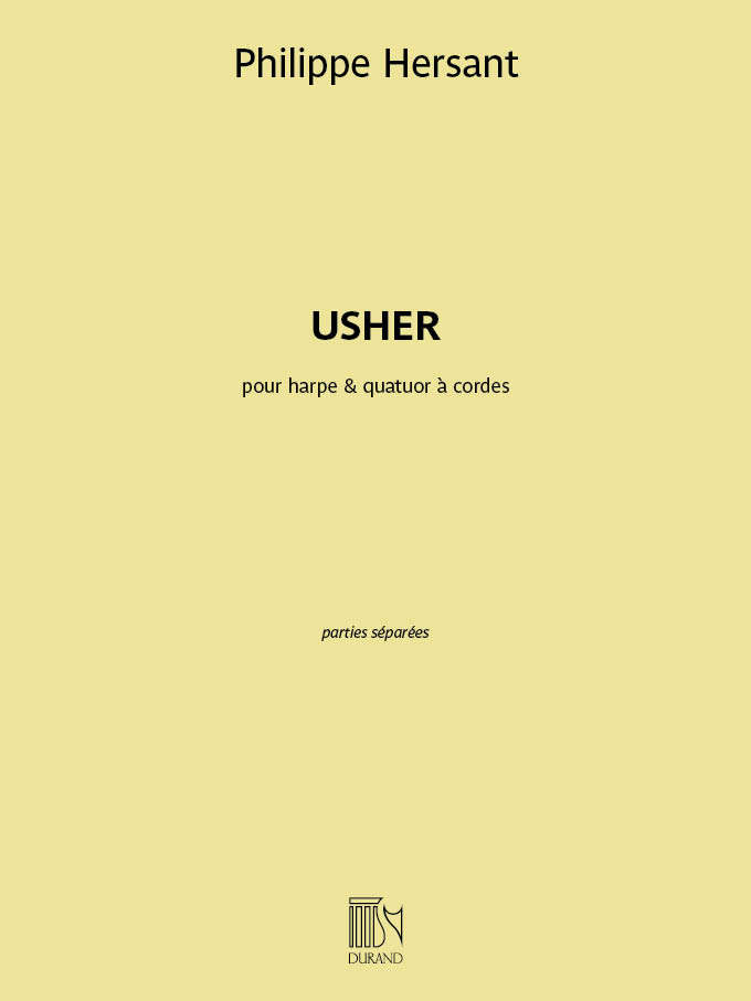 Hersant Usher Set Of Parts Sheet Music Songbook