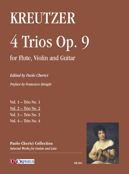 Kreutzer 4 Trios Op9 Vol 2 Flute Violin & Guitar Sheet Music Songbook