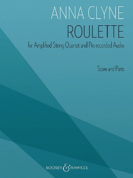 Clyne Roulette String Quartet & Audio Sc & Parts Sheet Music Songbook