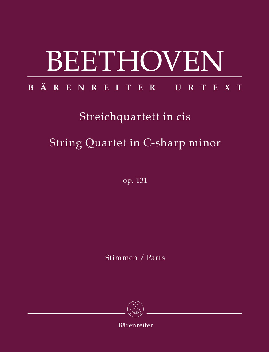 Beethoven String Quartet Op131 Set Of Parts Sheet Music Songbook