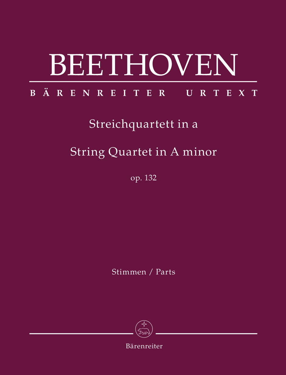 Beethoven String Quartet In A Minor Op132 Parts Sheet Music Songbook