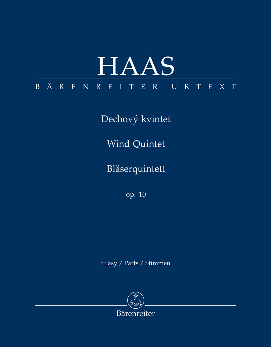 Haas Wind Quintet Op10 Set Of Parts Sheet Music Songbook