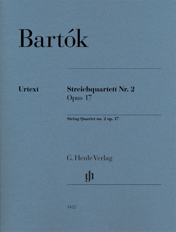 Bartok String Quartet No 2 Op17 Urtext Parts Sheet Music Songbook
